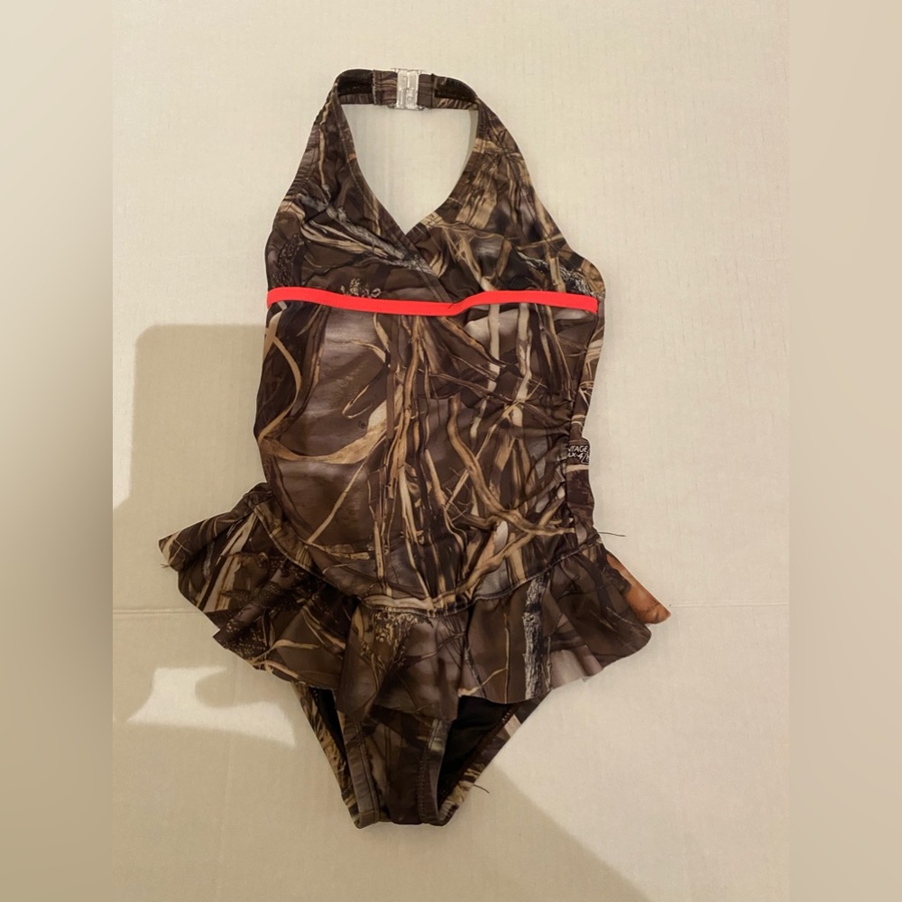 Camouflage toddler girl swimsuit size 2t